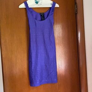 Sexy purple stretchy dress